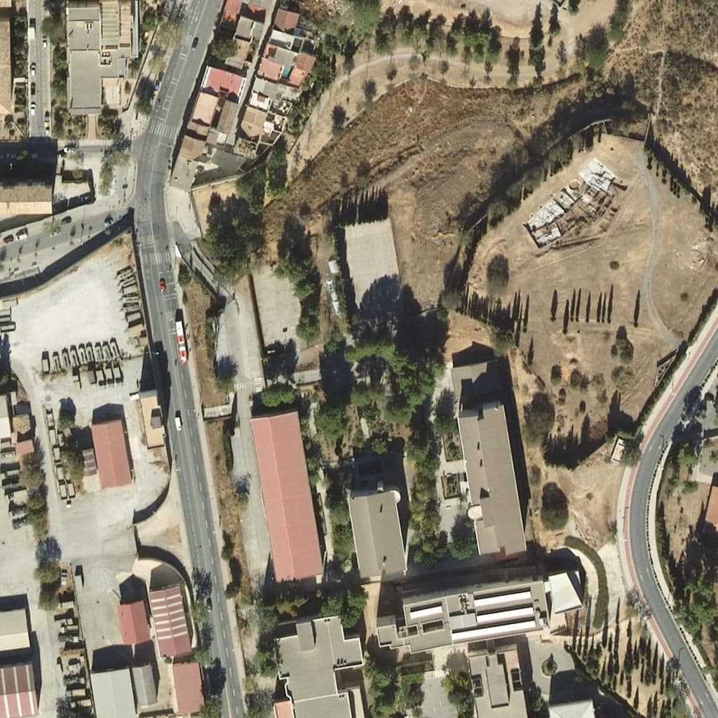Aerial view of the grounds of Aynadamar