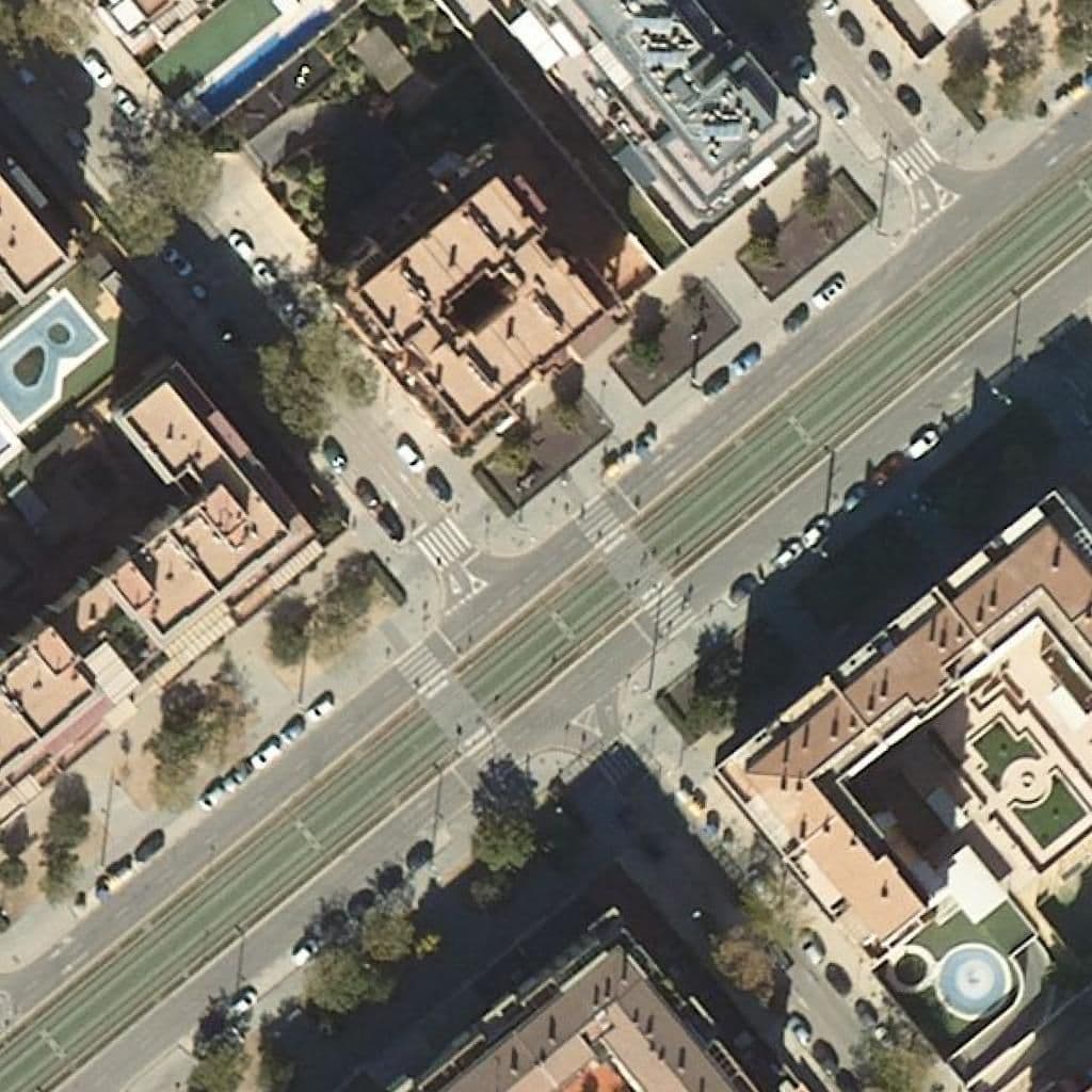 Aerial view of the grounds of Bubú