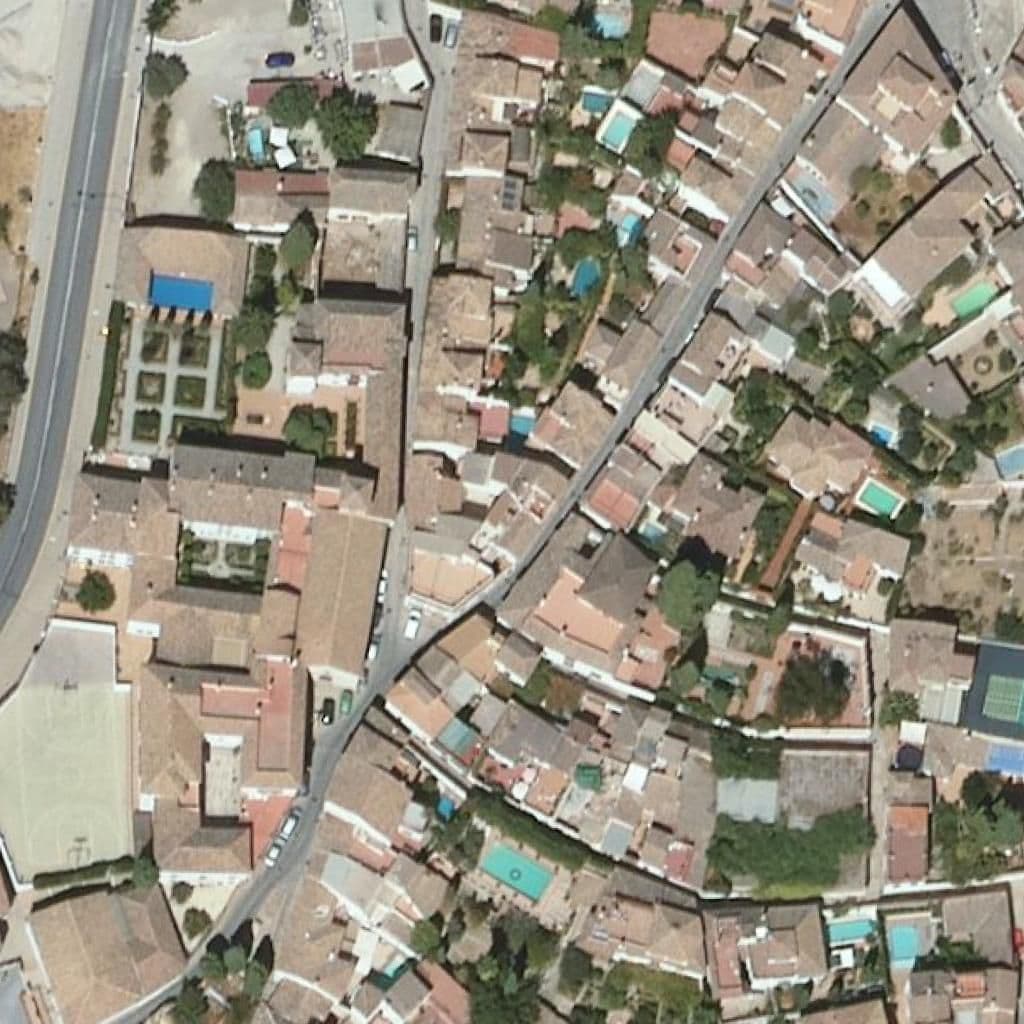 Aerial view of the grounds of Divino Maestro