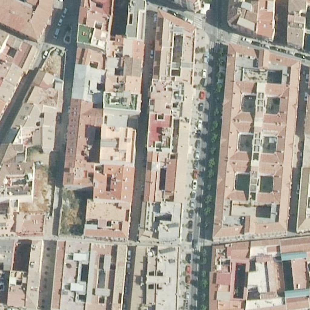 Aerial view of the grounds of San Pablo