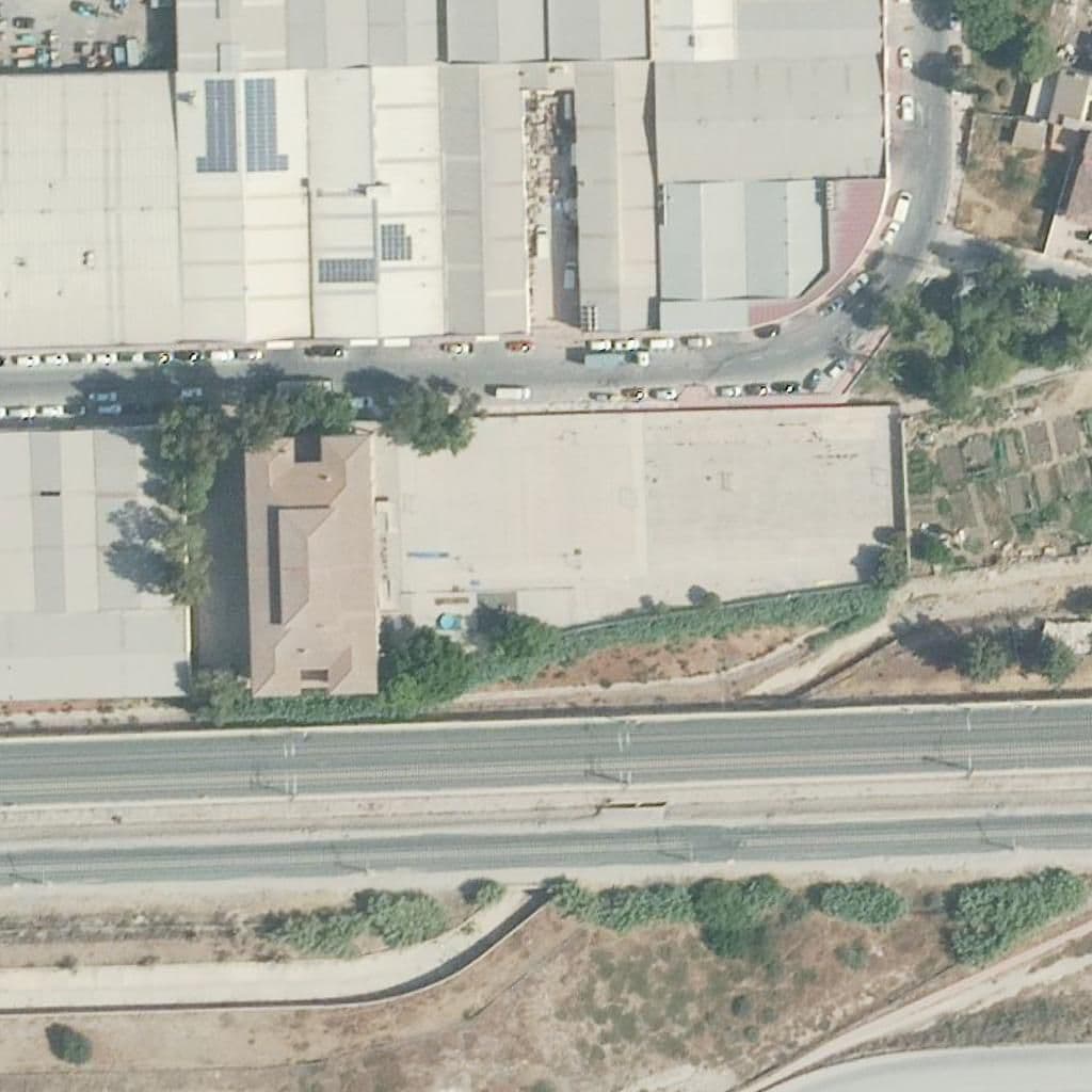 Aerial view of the grounds of El Tarajal