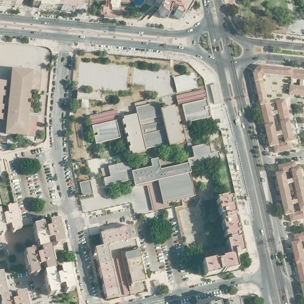 Aerial view of the grounds of Santa Rosa De Lima