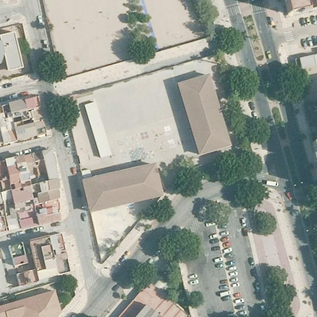 Aerial view of the grounds of Arturo Reyes