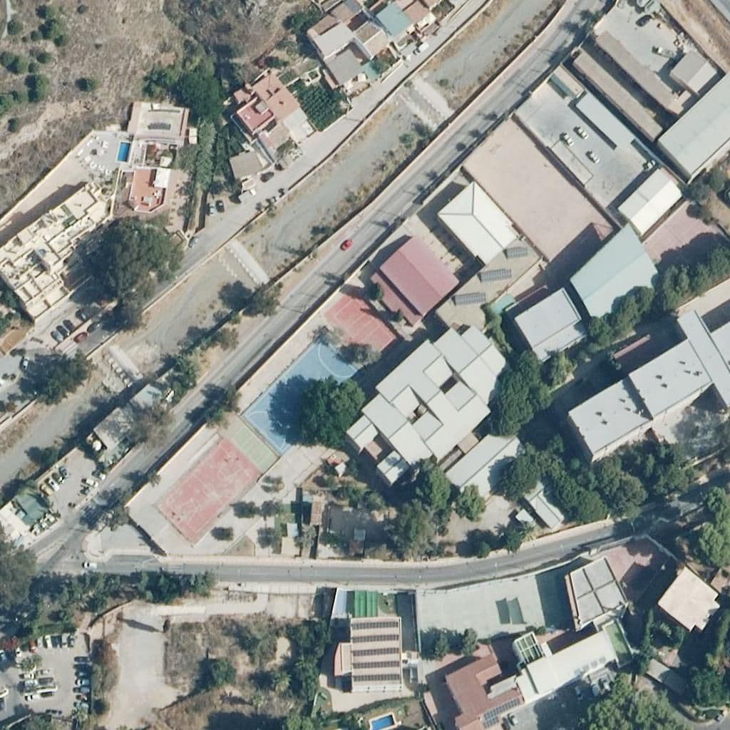 Aerial view of the grounds of Jorge Guillén