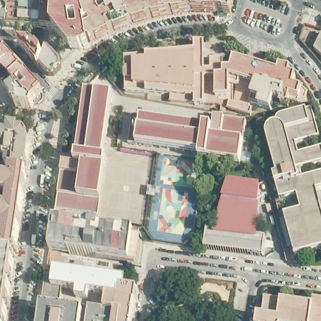 Aerial view of the grounds of Cánovas Del Castillo