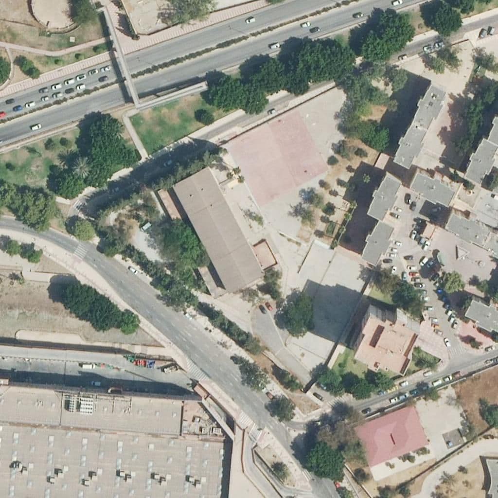 Aerial view of the grounds of Manuel Altolaguirre