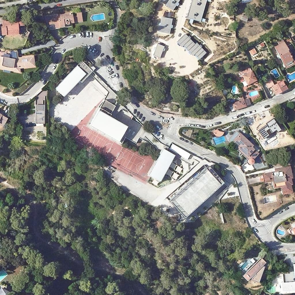 Aerial view of the grounds of Ramon Fuster