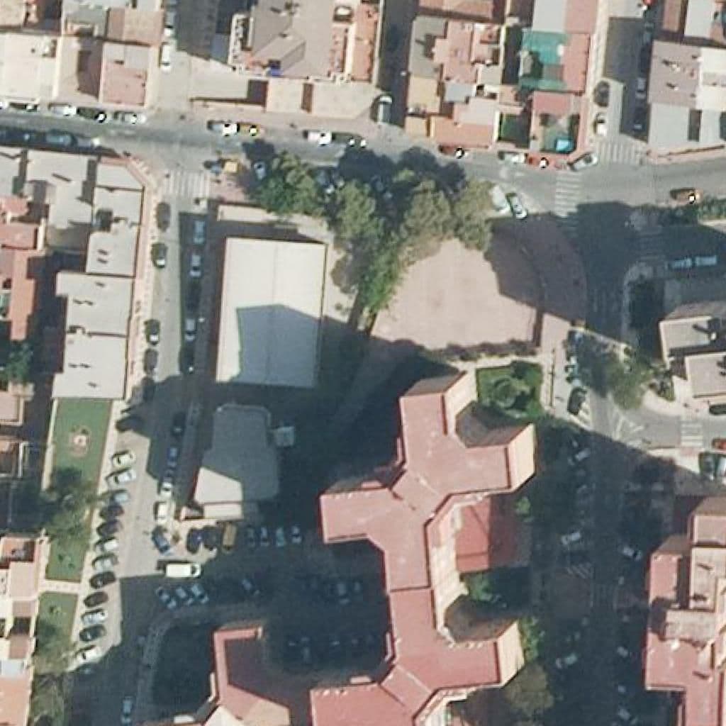 Aerial view of the grounds of Salvador Rueda