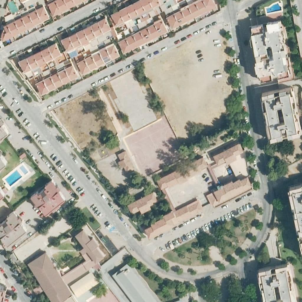 Aerial view of the grounds of Severo Ochoa