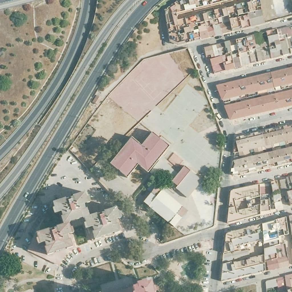 Aerial view of the grounds of Neill