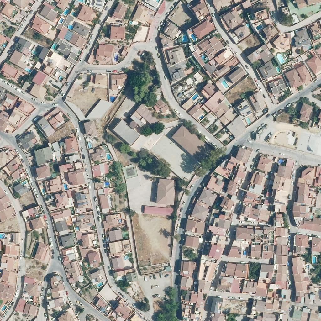 Aerial view of the grounds of Fuente Alegre