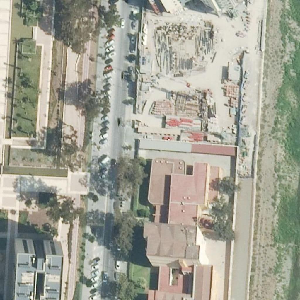 Aerial view of the grounds of Málaga