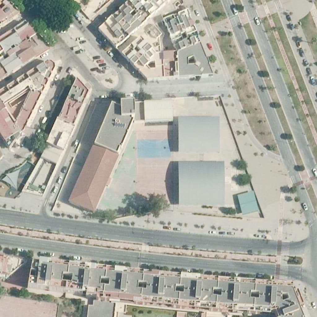 Aerial view of the grounds of Pintor Denis Belgrano
