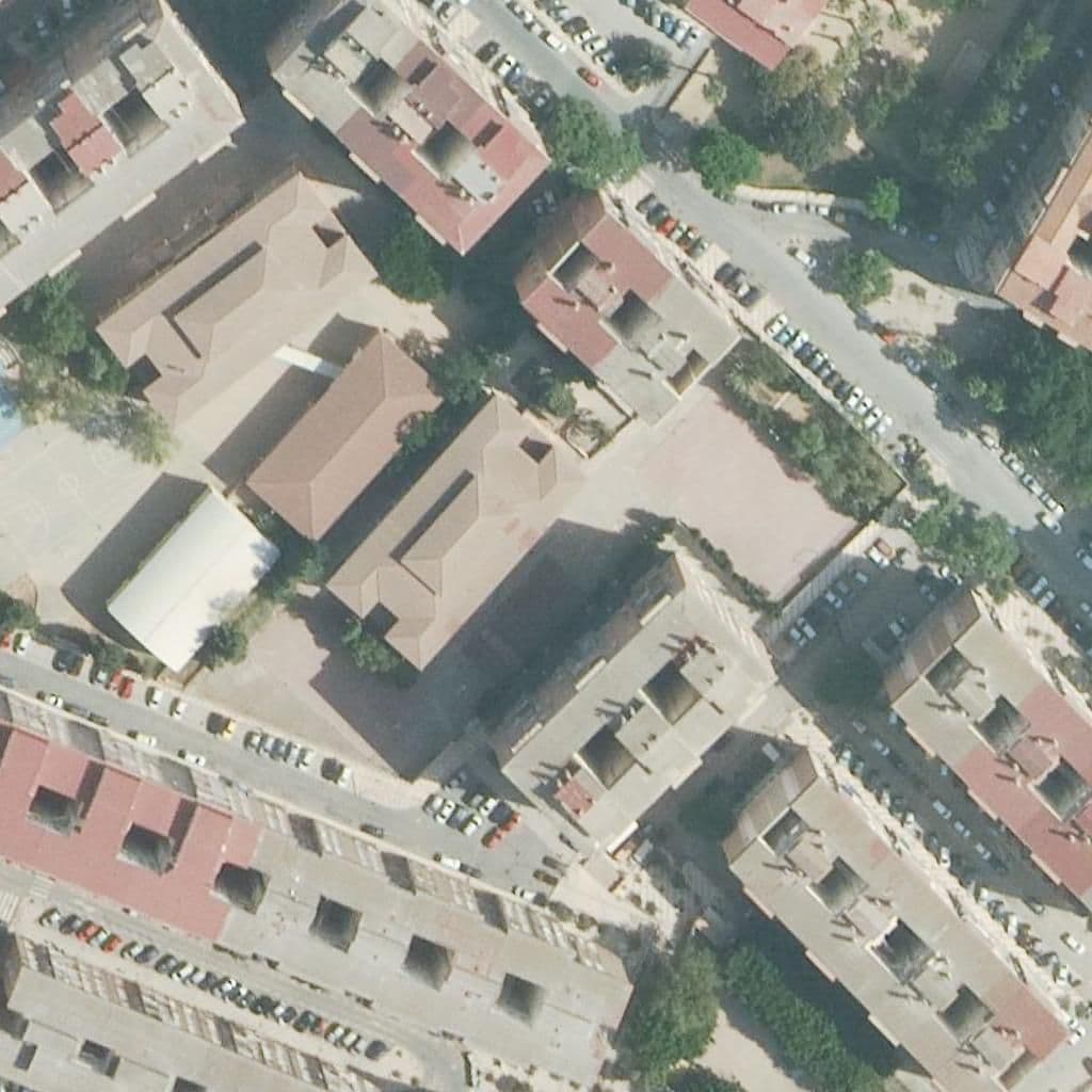 Aerial view of the grounds of Jábega