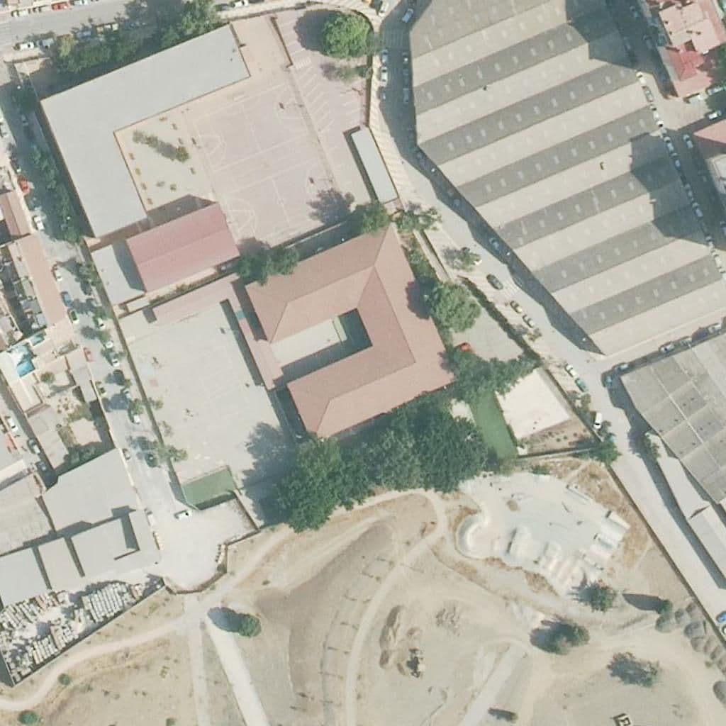 Aerial view of the grounds of Hernández Canovas