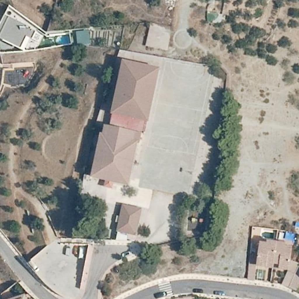 Aerial view of the grounds of Pedro Salinas