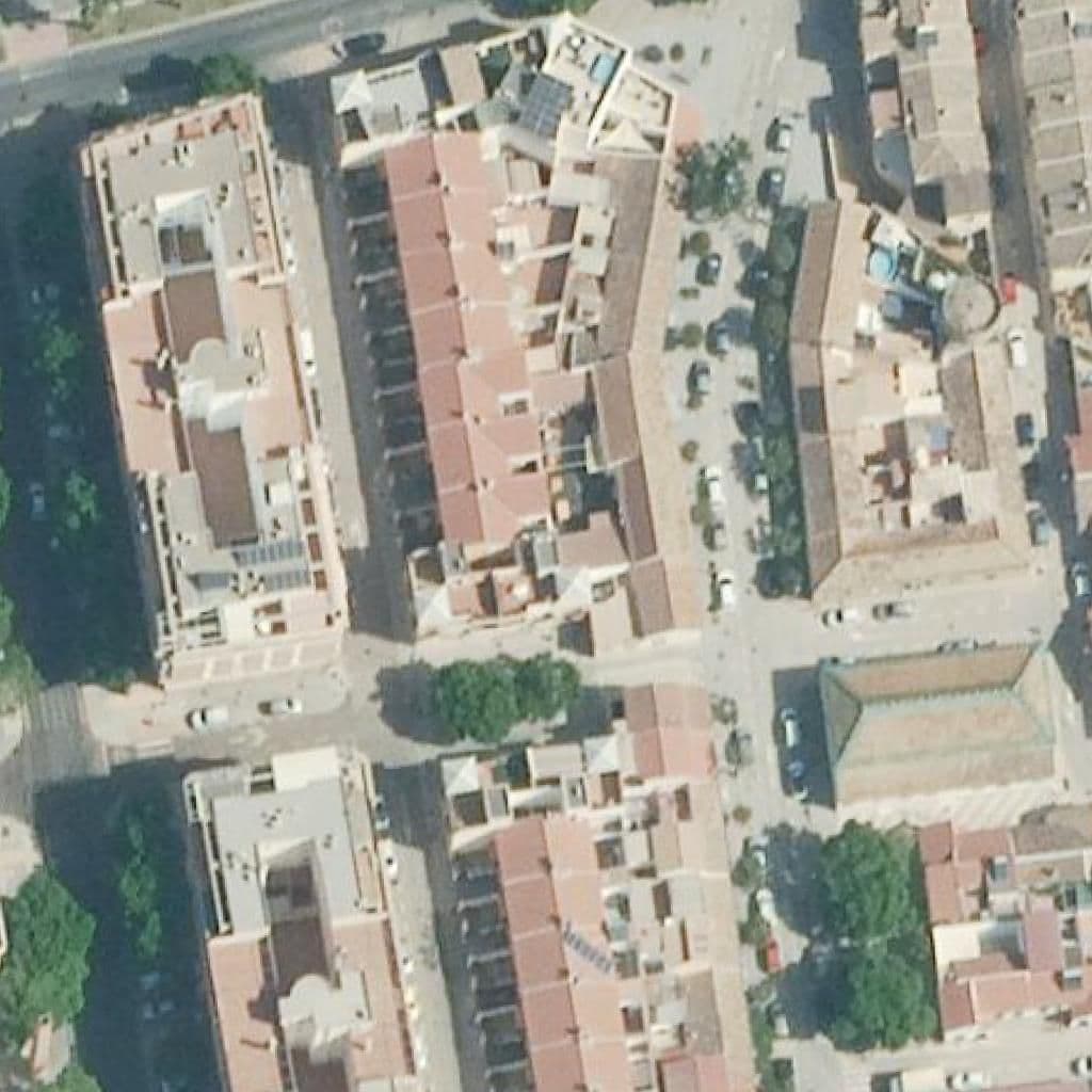 Вид згори на територію школи «La Casita Mágica Ii»