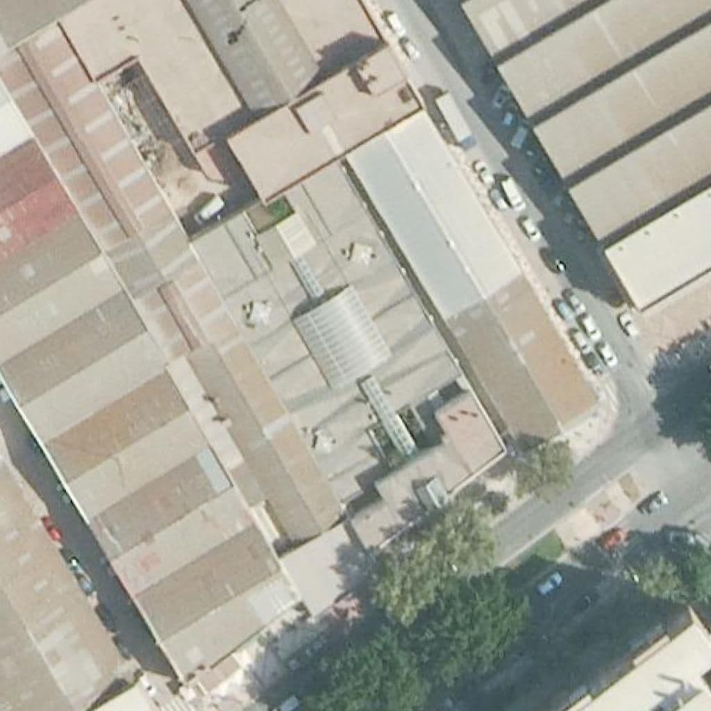Aerial view of the grounds of Santo Ángel