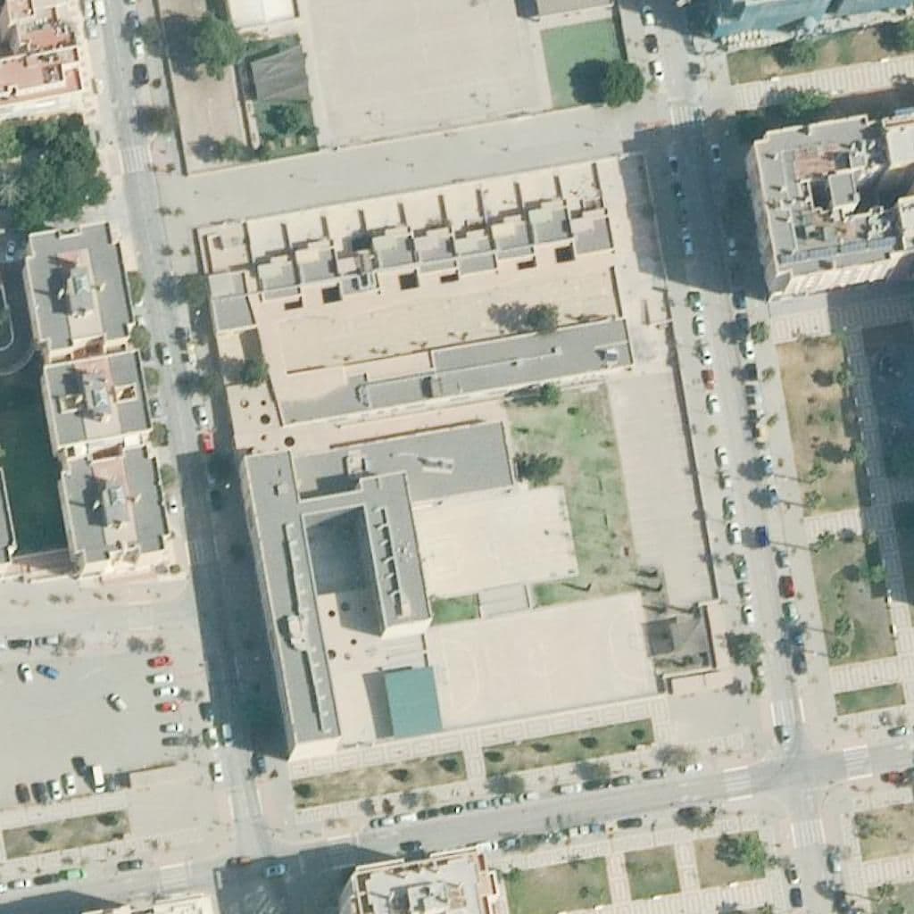 Aerial view of the grounds of Almudena Grandes