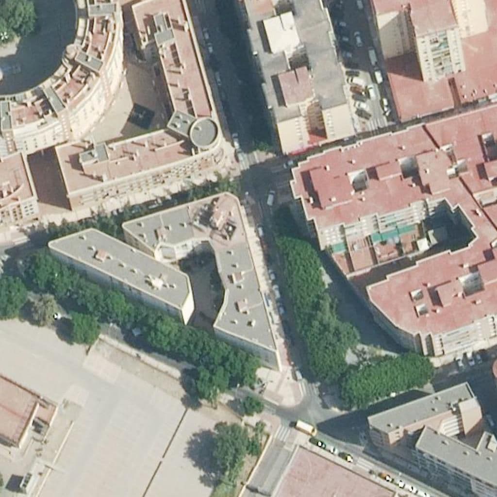 Aerial view of the grounds of Maitena Iii