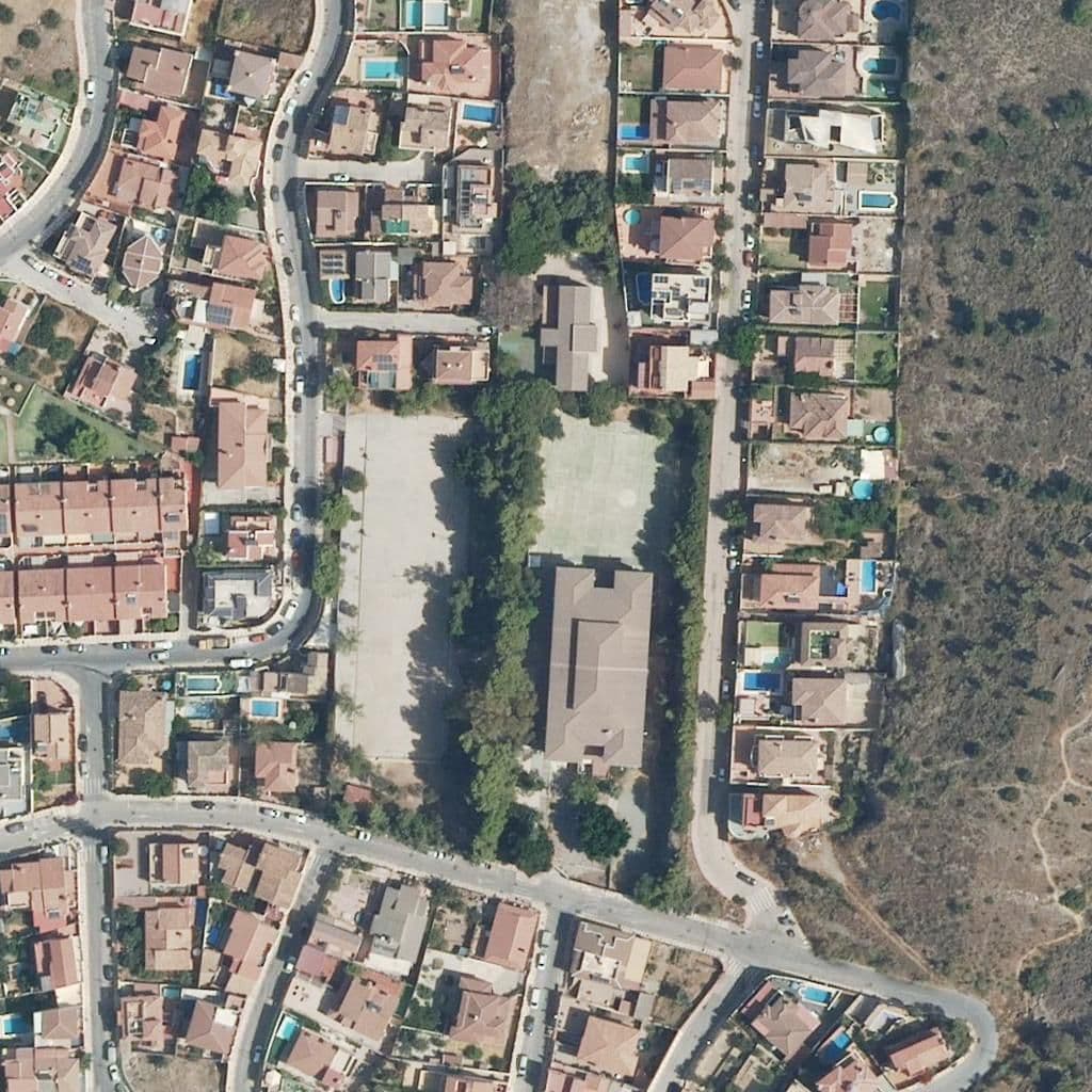 Aerial view of the grounds of Babynatura