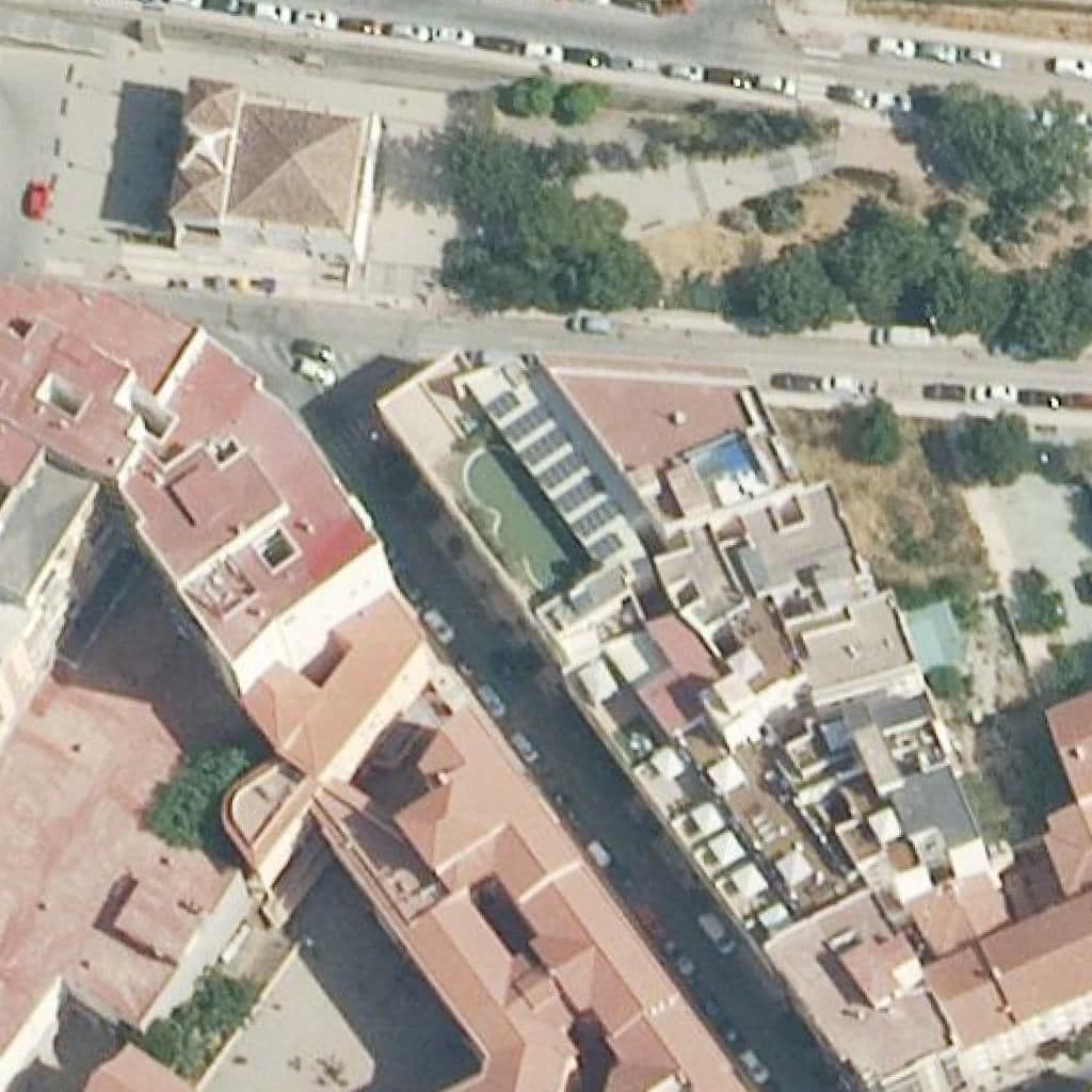 Aerial view of the grounds of Novaschool Málaga Centro