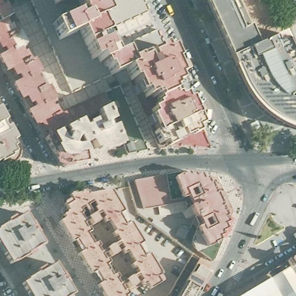 Aerial view of the grounds of Nazaret