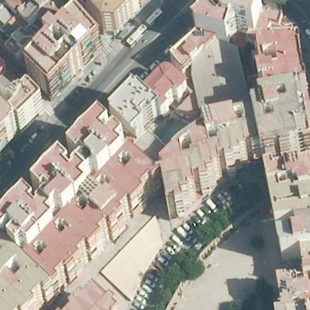 Aerial view of the grounds of Colegio Infantil Claret