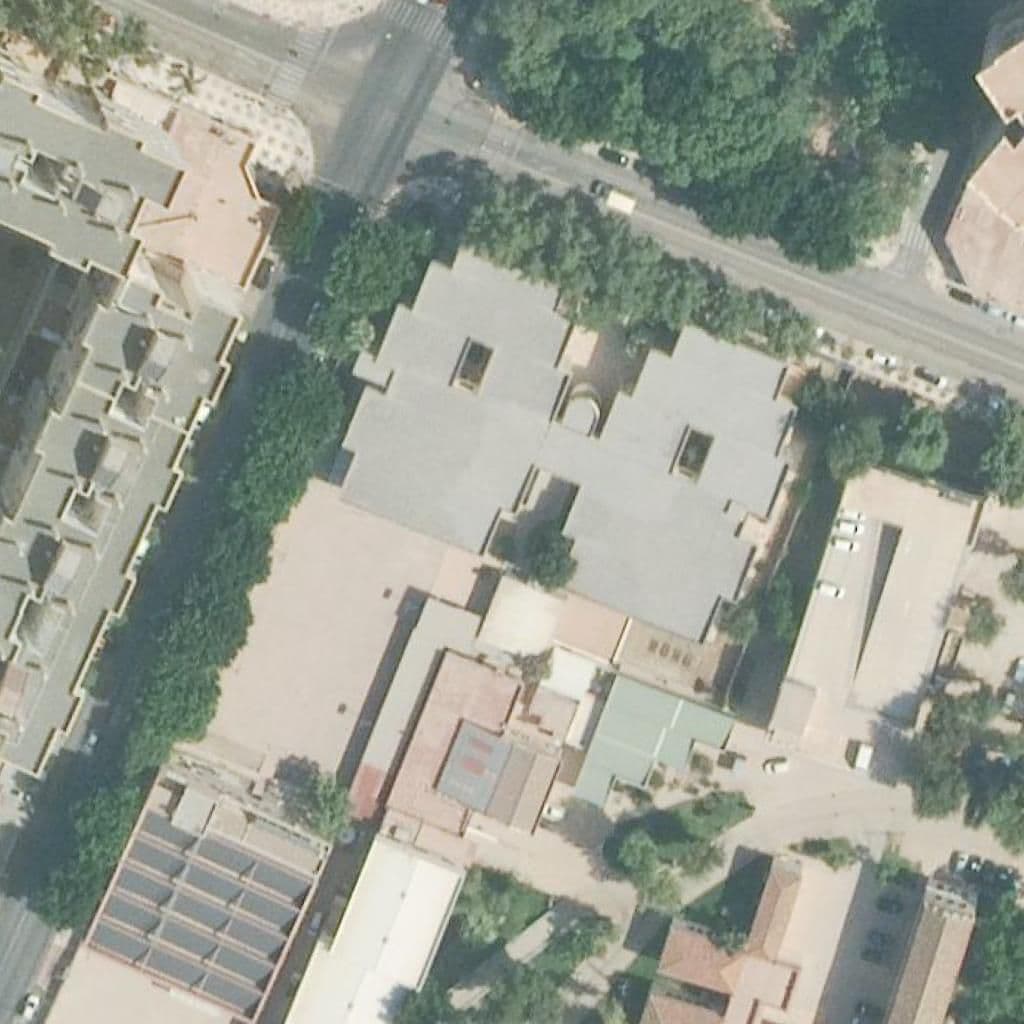 Aerial view of the grounds of Litoral