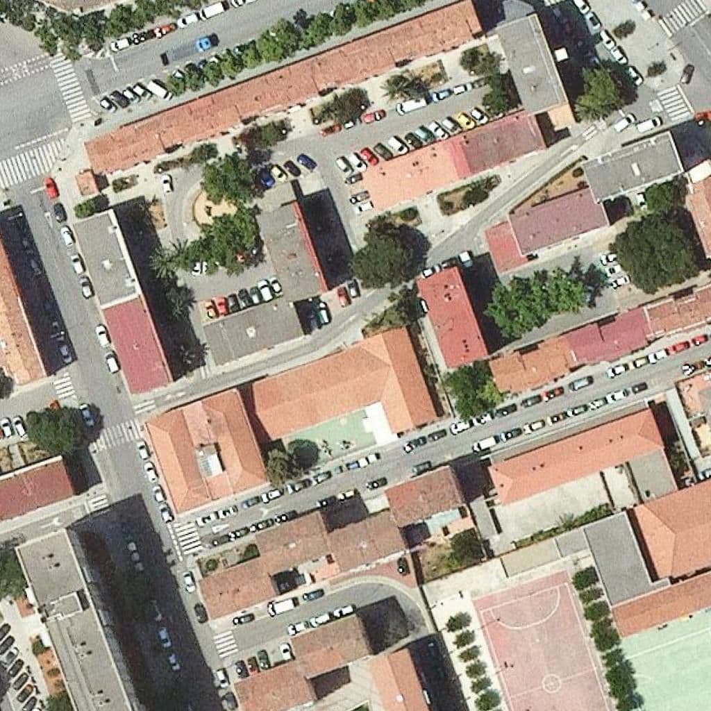 Aerial view of the grounds of Lli Privada Mare De Déu Del Pilar