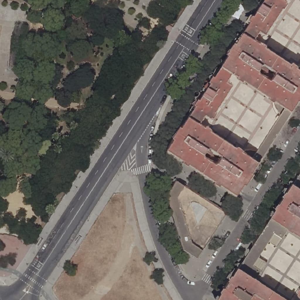 Aerial view of the grounds of Zurbarán