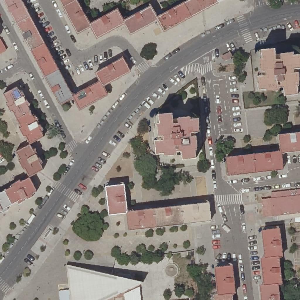 Aerial view of the grounds of San Ignacio De Loyola