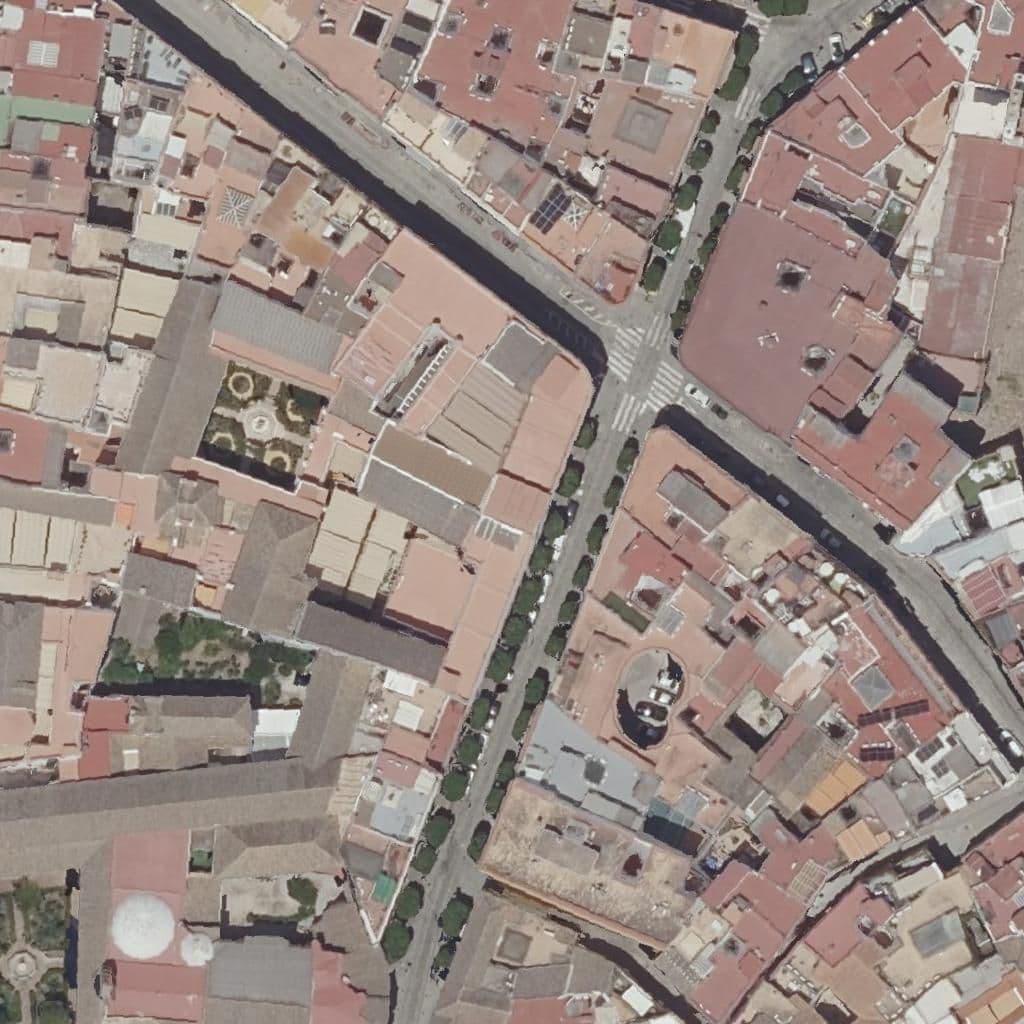 Aerial view of the grounds of Ángela Guerrero