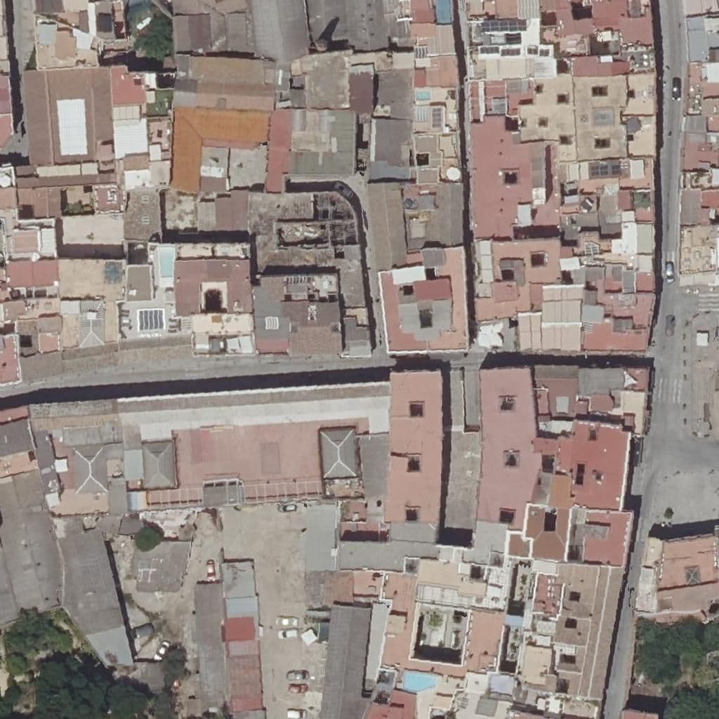 Aerial view of the grounds of Calderón De La Barca