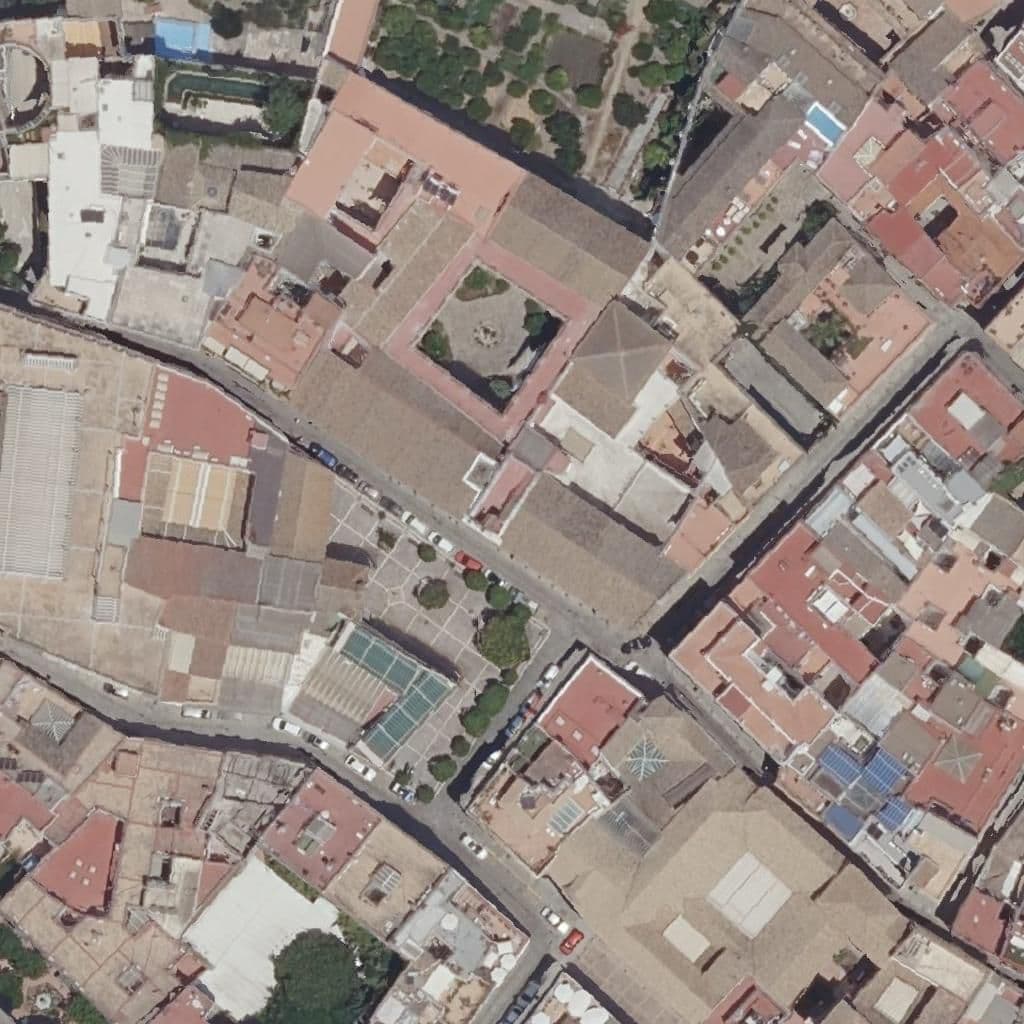Вид сверху на территорию школы «San José»