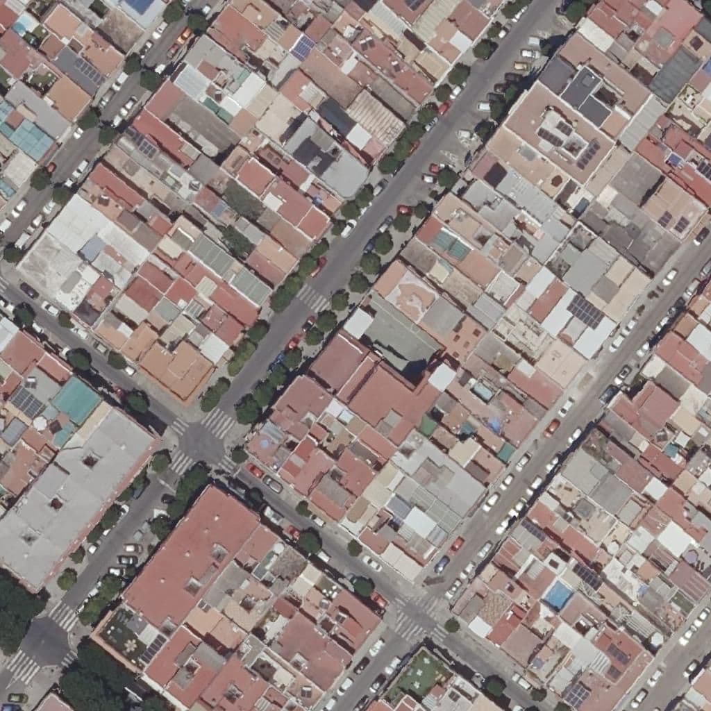 Aerial view of the grounds of Ruemy