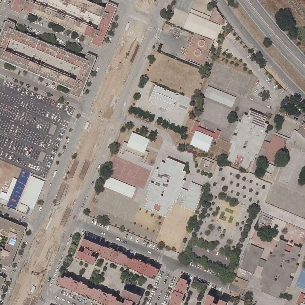 Aerial view of the grounds of Teodosio