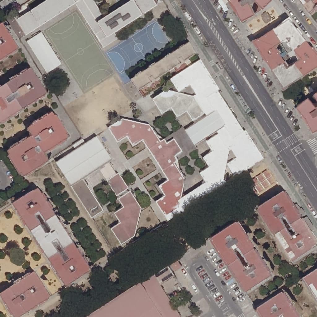 Aerial view of the grounds of Gustavo Adolfo Bécquer