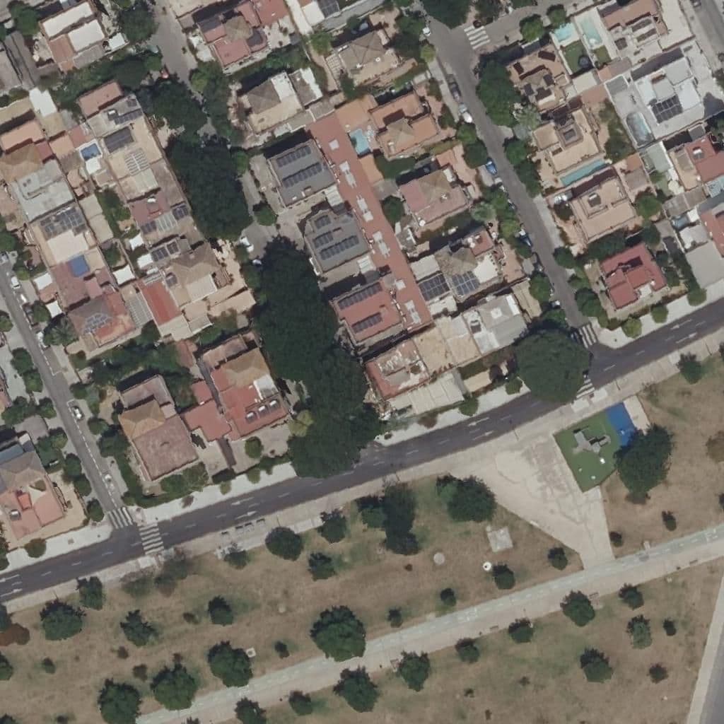 Aerial view of the grounds of Academia Preuniversitaria