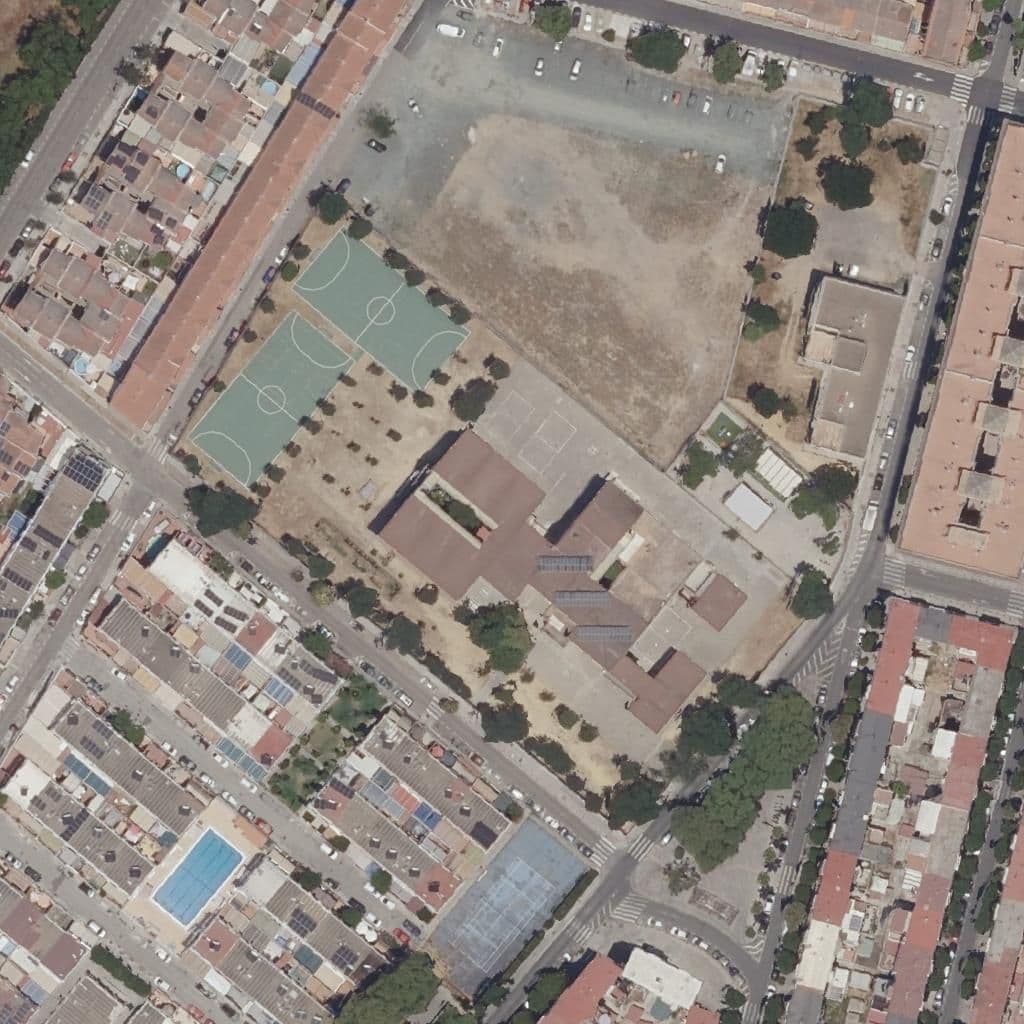 Aerial view of the grounds of Federico García Lorca