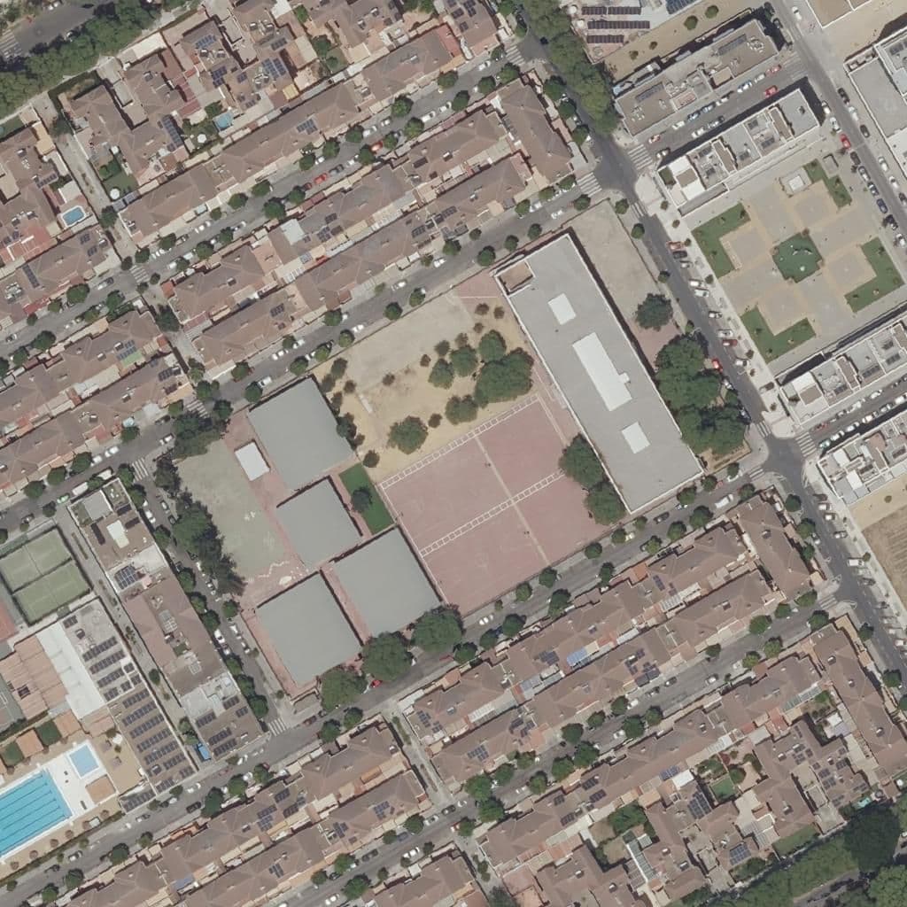 Aerial view of the grounds of Tartessos