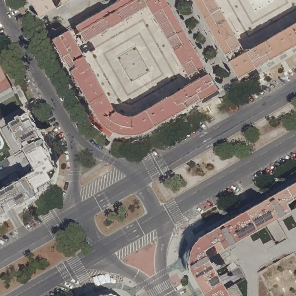 Aerial view of the grounds of Zaketines