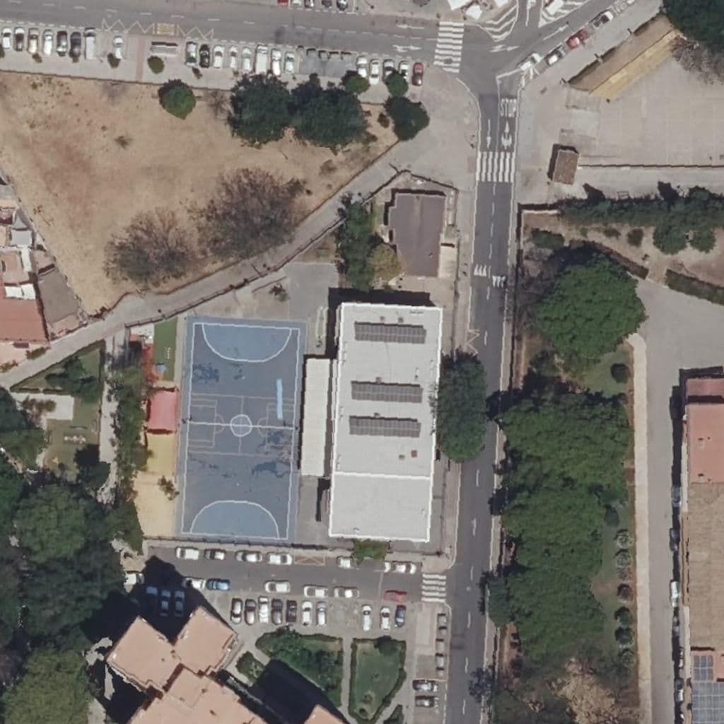 Aerial view of the grounds of Rico Cejudo