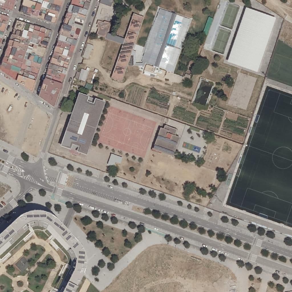 Aerial view of the grounds of Príncipe De Asturias