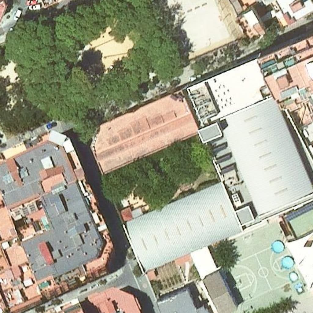 Aerial view of the grounds of Escola Bressol L'esquirol