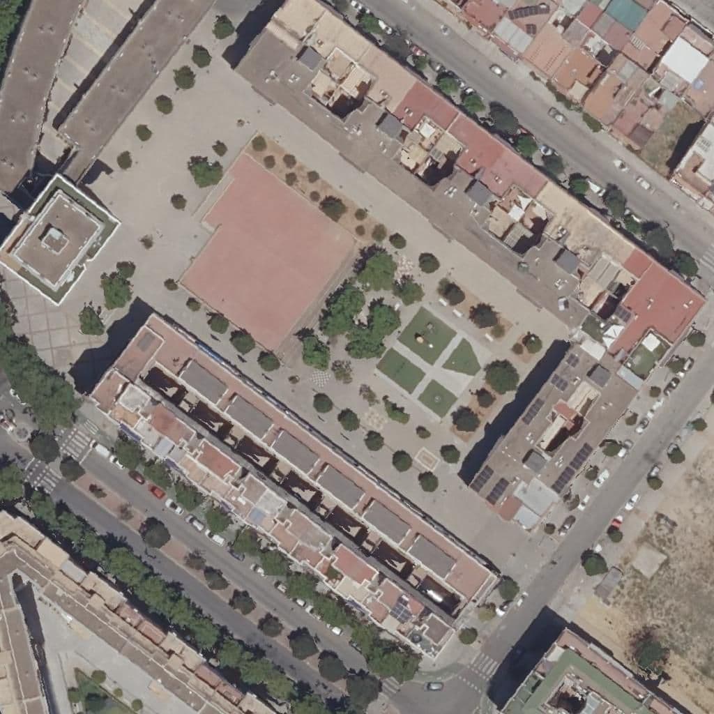 Aerial view of the grounds of El Osito Azul Ii