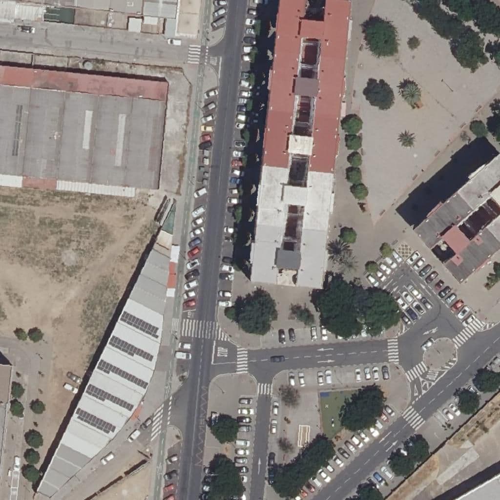 Aerial view of the grounds of Los Colorines