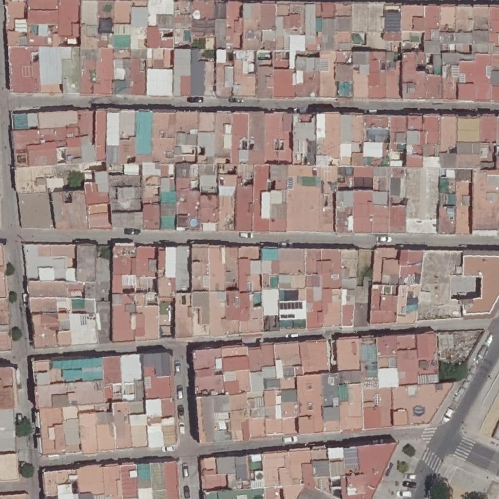 Aerial view of the grounds of El Pisotón
