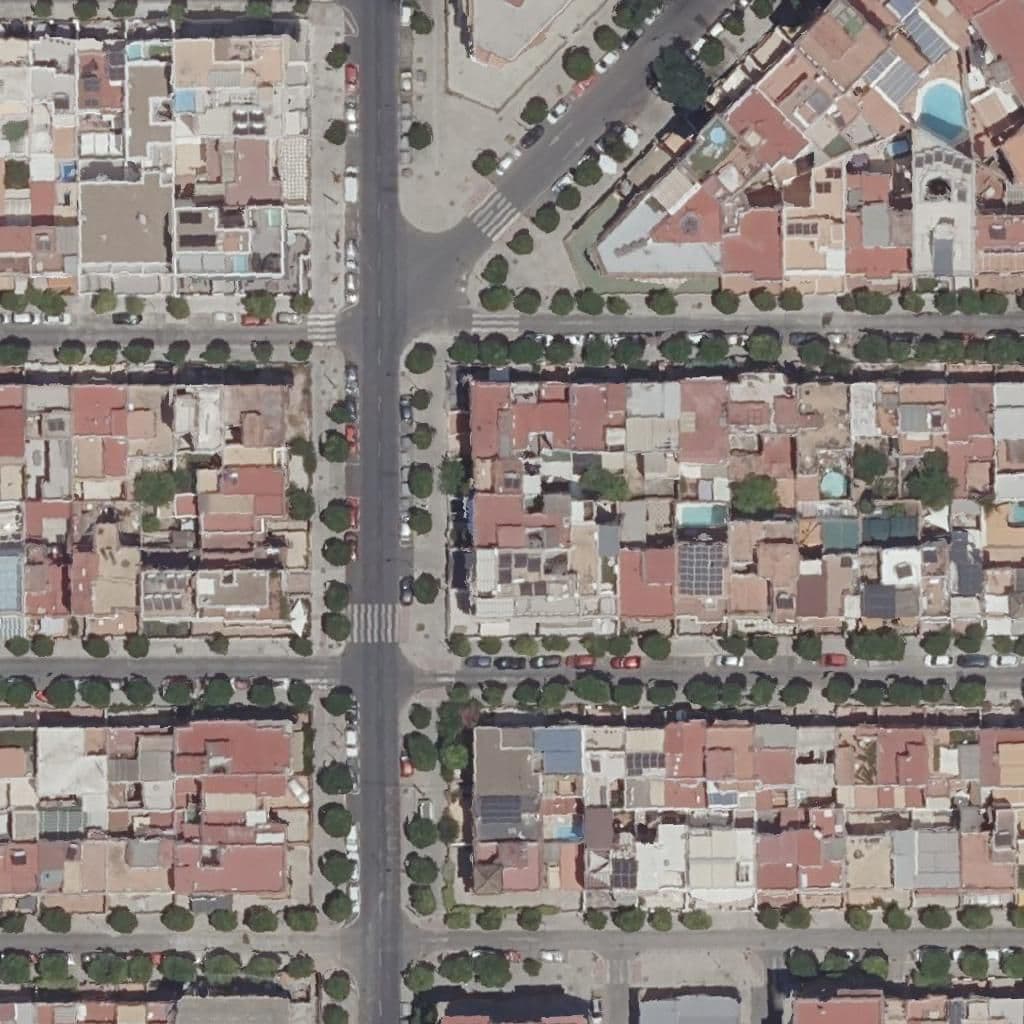 Aerial view of the grounds of Solyluna