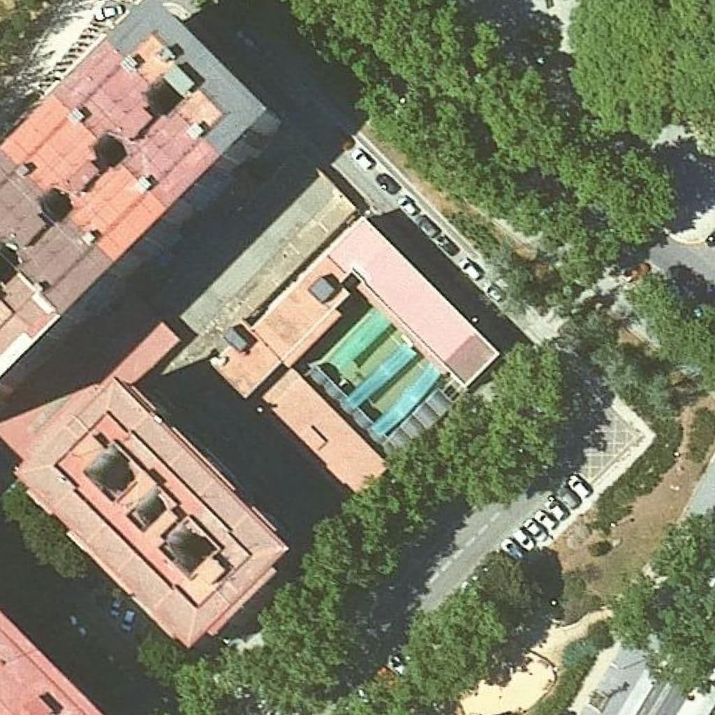 Aerial view of the grounds of Cee Concha Espina